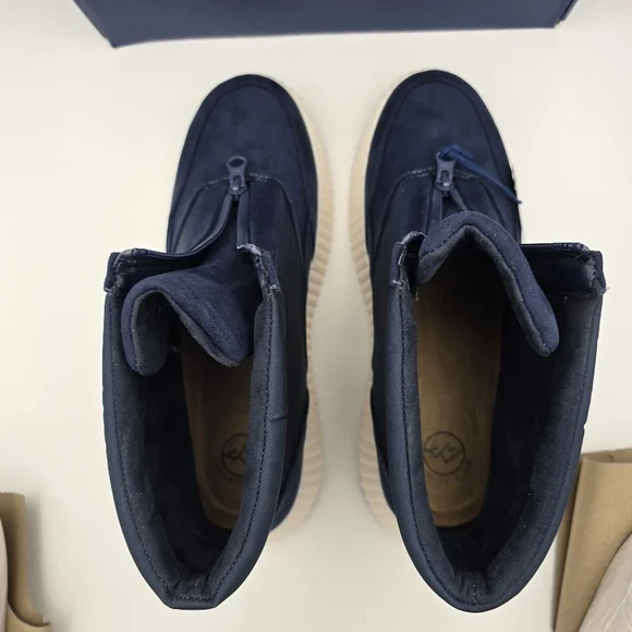 NIB White Mountain Downtown Zip-Up Platform Winter Boots, Navy/Multi/Smooth, 11 - Picture 9 of 16